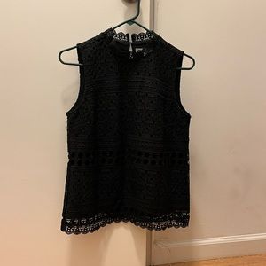 Black lace top XS/S